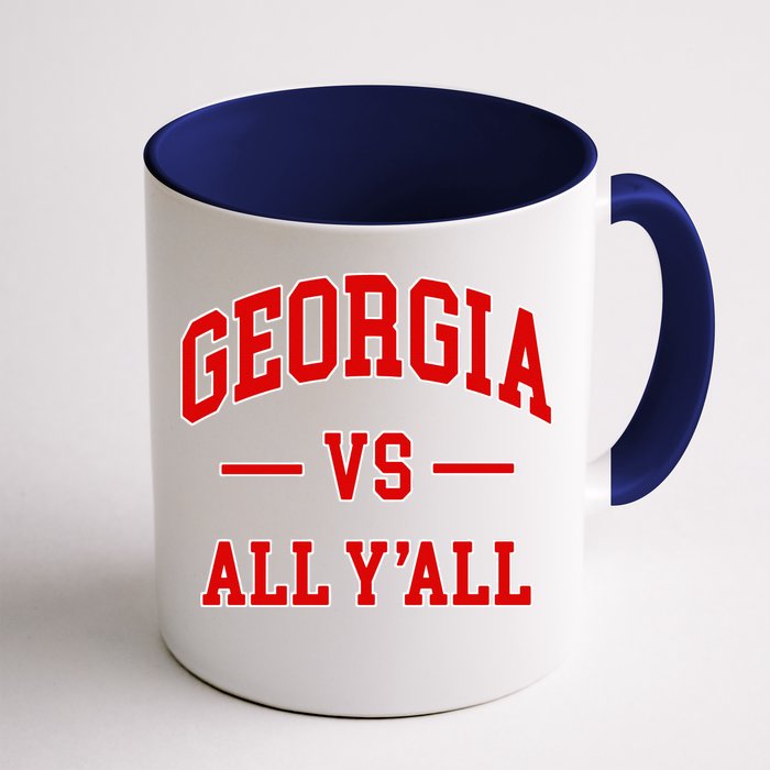 Georgia Vs All Y'all Throwback Design Classic Front & Back Coffee Mug