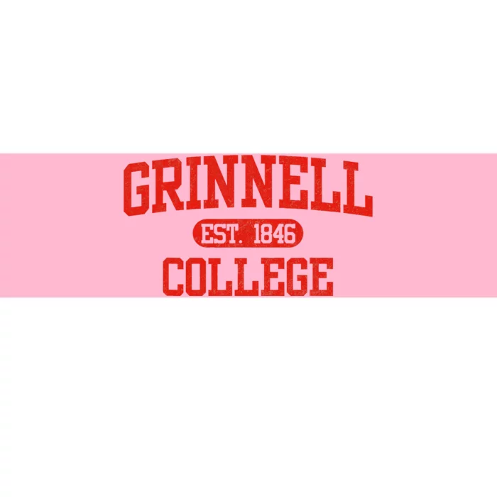 Grinnell Vintage Arch College Bumper Sticker