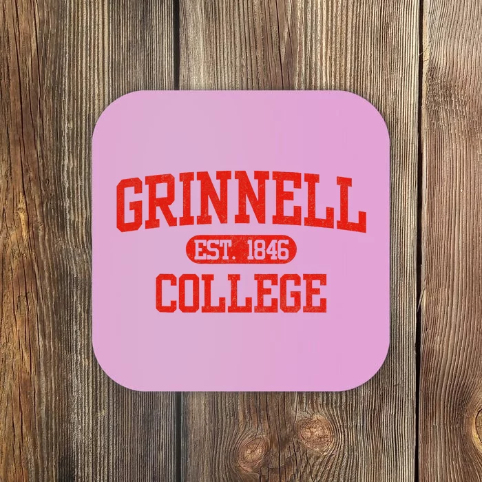 Grinnell Vintage Arch College Coaster