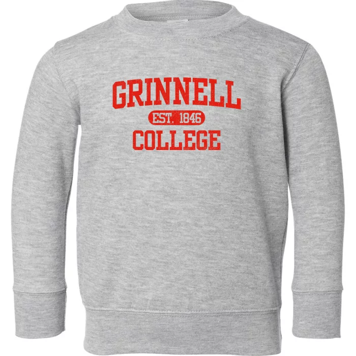 Grinnell Vintage Arch College Toddler Sweatshirt