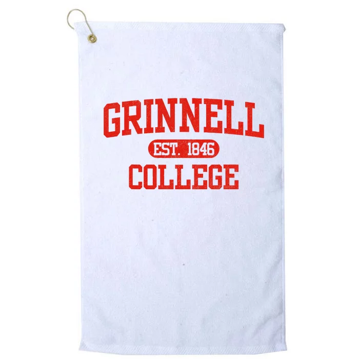 Grinnell Vintage Arch College Platinum Collection Golf Towel