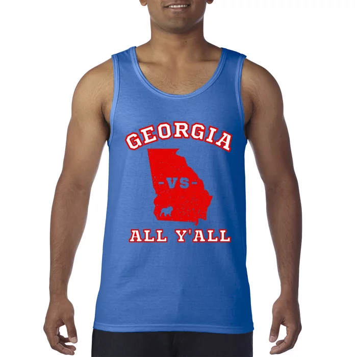 Georgia Vs All Yall Retro Vintage Tank Top