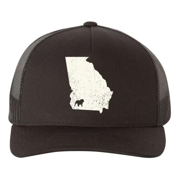 Georgia vs All Yall Retro Vintage Yupoong Adult 5-Panel Trucker Hat