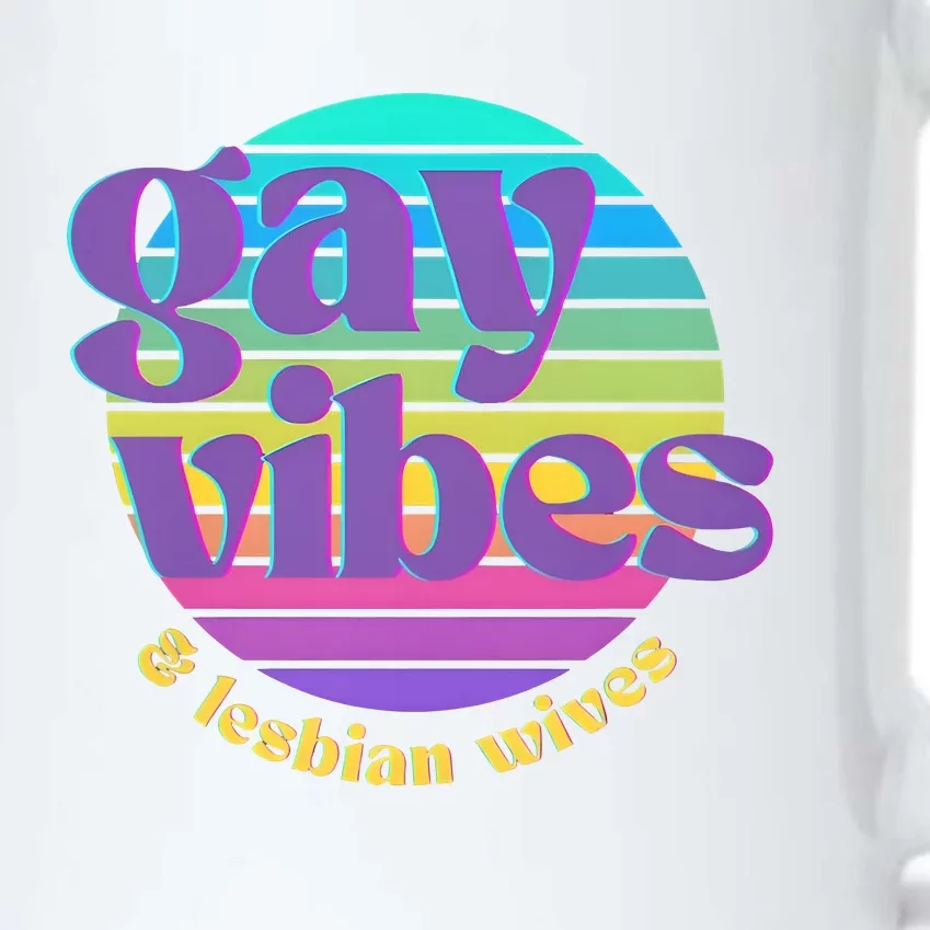 Gay Vibes And Lesbian Wives Lgbt Lgbtq Pride Month Black Color Changing Mug