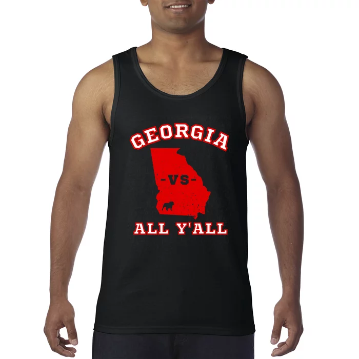 Georgia Vs All Yall Retro Vintage Tank Top