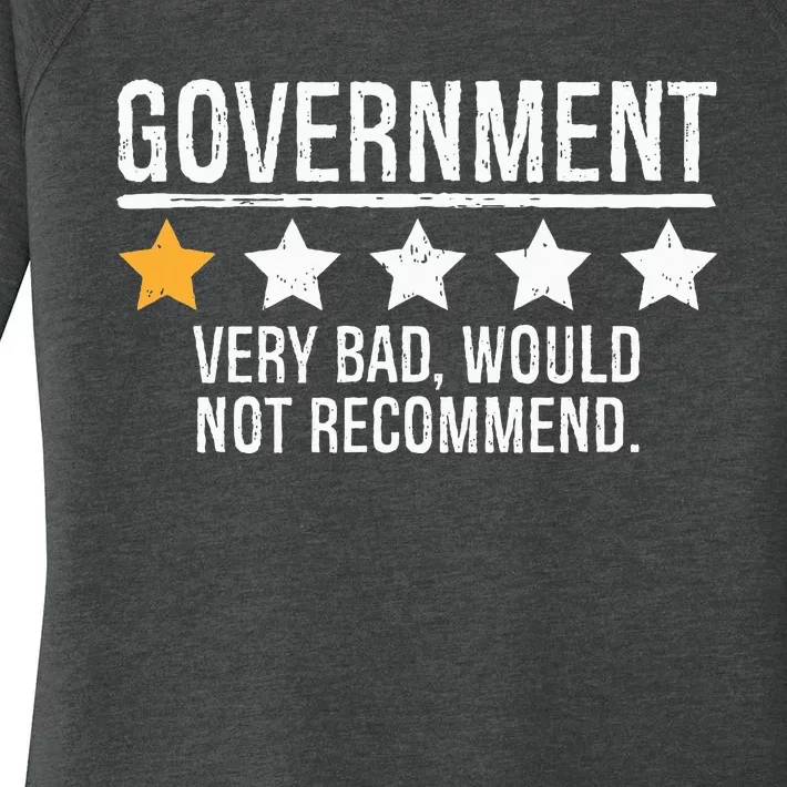 Government Very Bad Would Not Recommend Women's Perfect Tri Tunic Long Sleeve Shirt