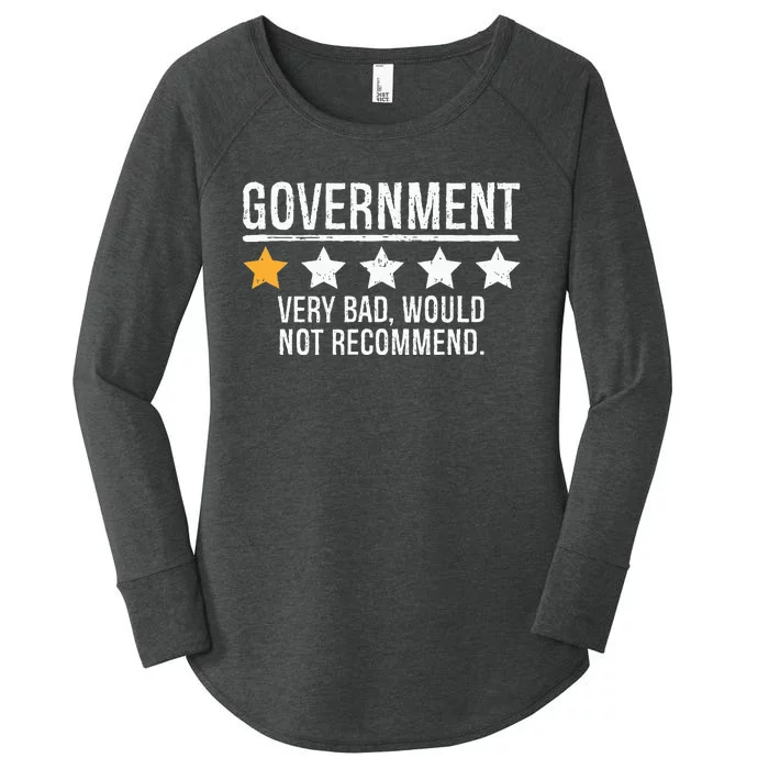 Government Very Bad Would Not Recommend Women's Perfect Tri Tunic Long Sleeve Shirt