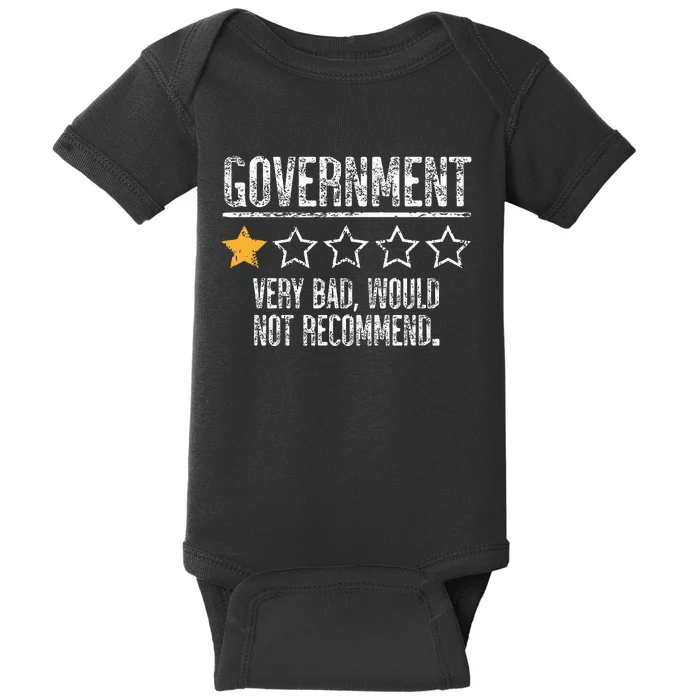 Government Very Bad Would Not Recommend Baby Bodysuit