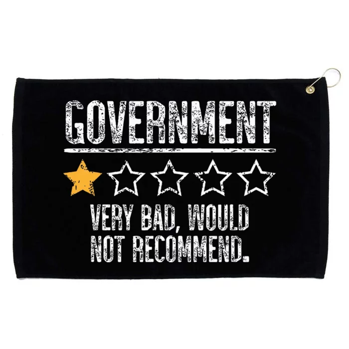 Government Very Bad Would Not Recommend Grommeted Golf Towel