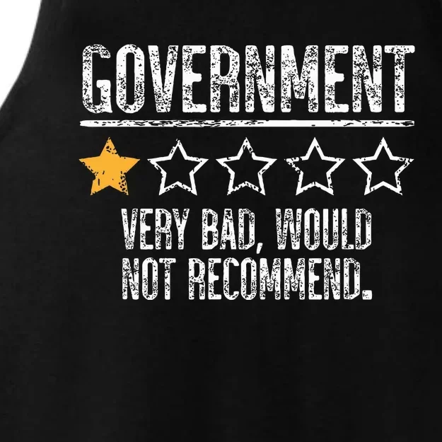 Government Very Bad Would Not Recommend Ladies Tri-Blend Wicking Tank