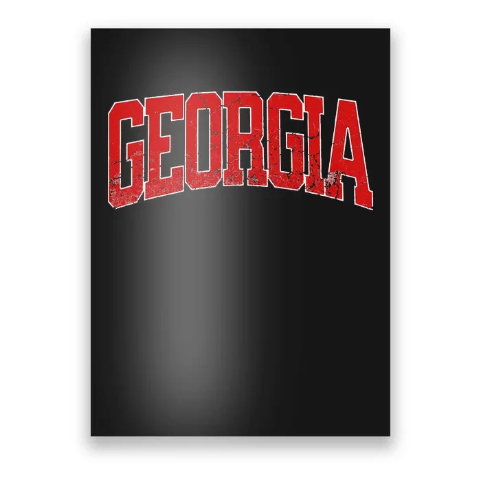 Georgia Vintage City Poster