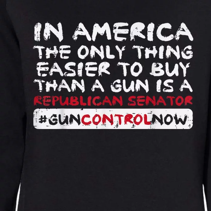 Gun Violence Control Easier Buy Republican Orange Womens California Wash Sweatshirt