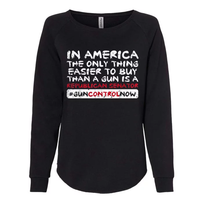 Gun Violence Control Easier Buy Republican Orange Womens California Wash Sweatshirt