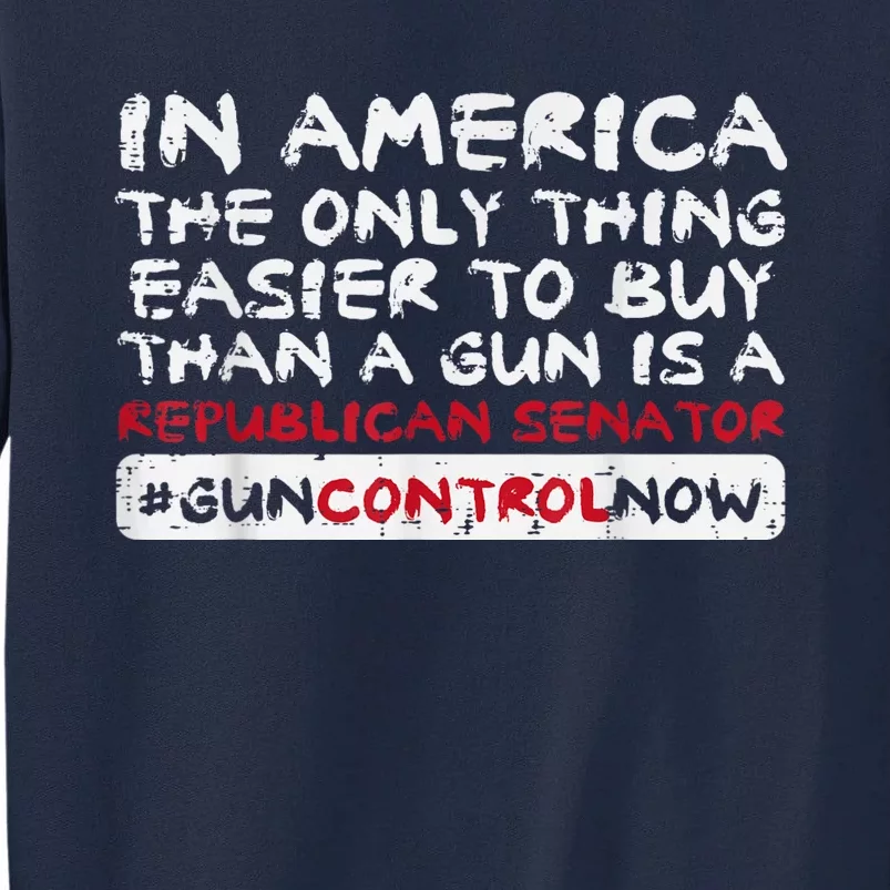 Gun Violence Control Easier Buy Republican Orange Tall Sweatshirt