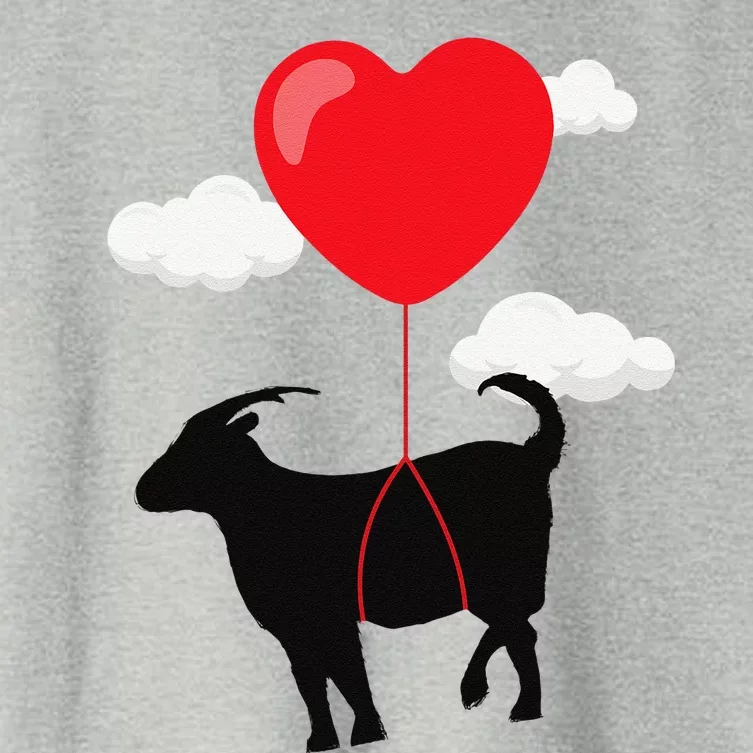 Goat Valentine's Day Valentines Gift For Farmer Women's Crop Top Tee