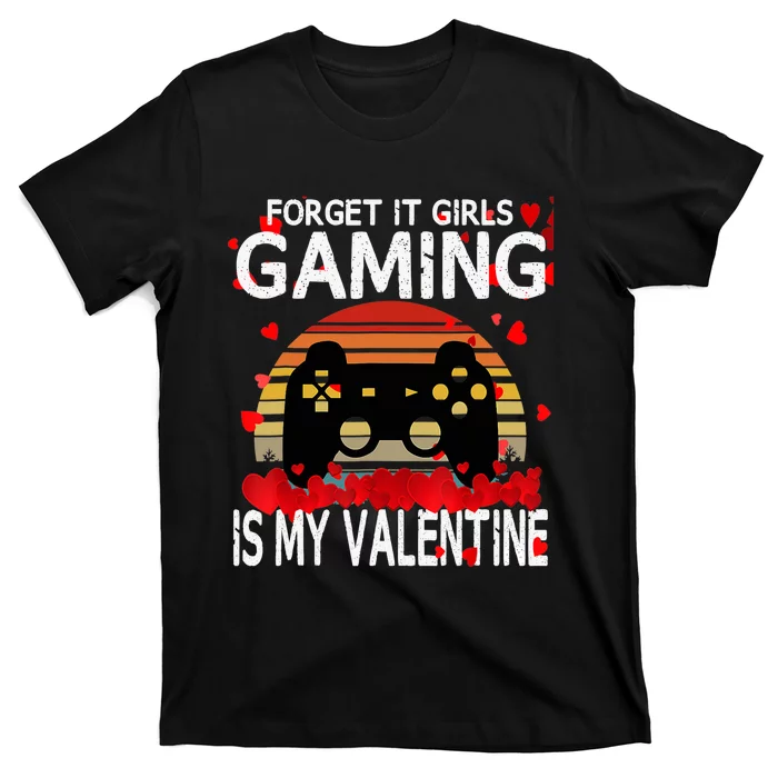 Gamer Valentines Day Video Games Funny Gaming T-Shirt