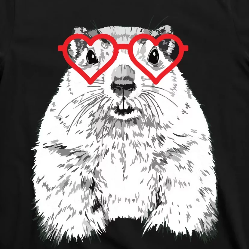 Groundhog Valentines Day Animal Lovers T-Shirt