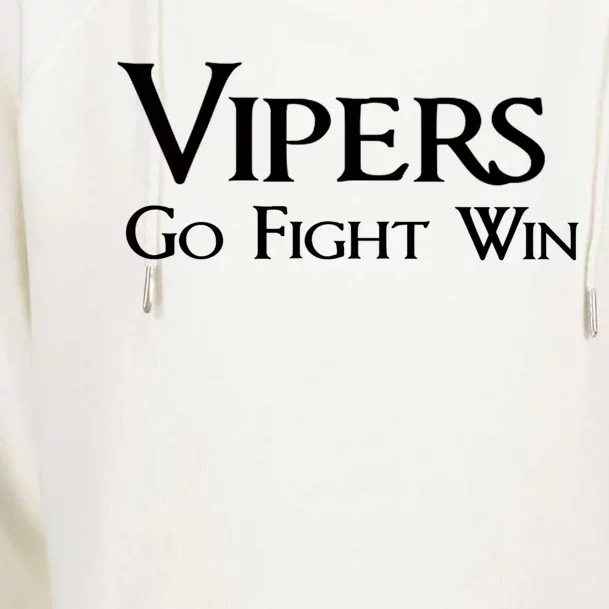 Go Vipers Football Baseball Basketball Cheer Sports Spirit Funny Gift Womens Funnel Neck Pullover Hood