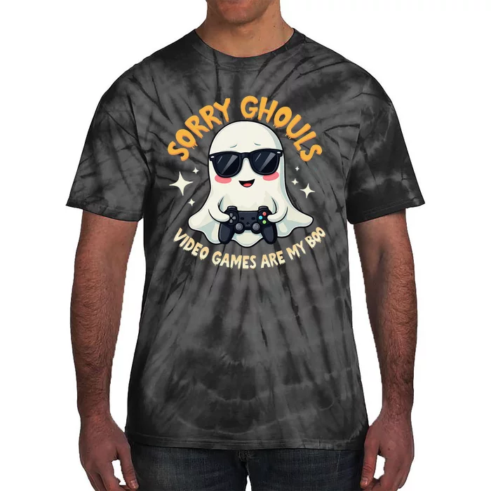 Ghost Video Games Are My Boo Halloween Gamer Tie-Dye T-Shirt