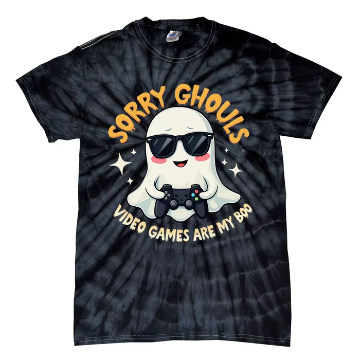 Ghost Video Games Are My Boo Halloween Gamer Tie-Dye T-Shirt