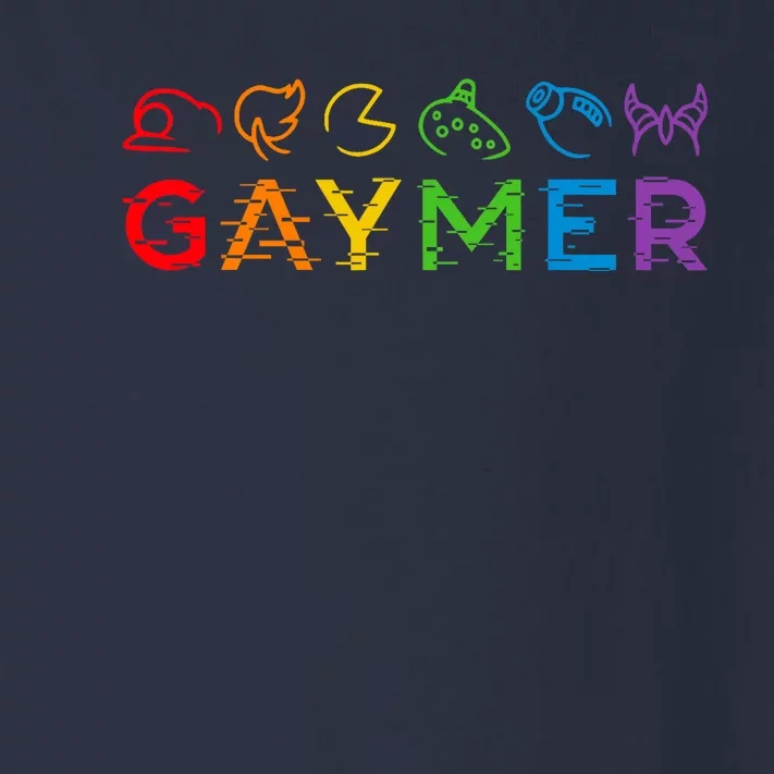 Gaymer Video Game LGBT Heartbeat Gamer Pride Month Toddler Long Sleeve Shirt