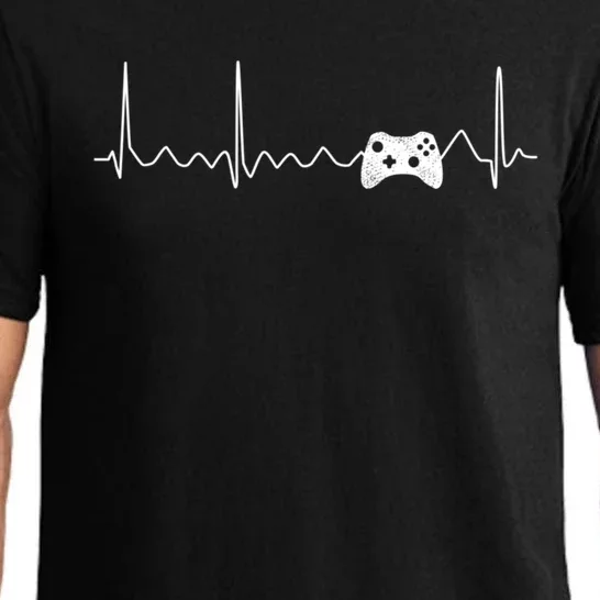 Gamer Video Game Controller Heartbeat Gamer Gift Pajama Set