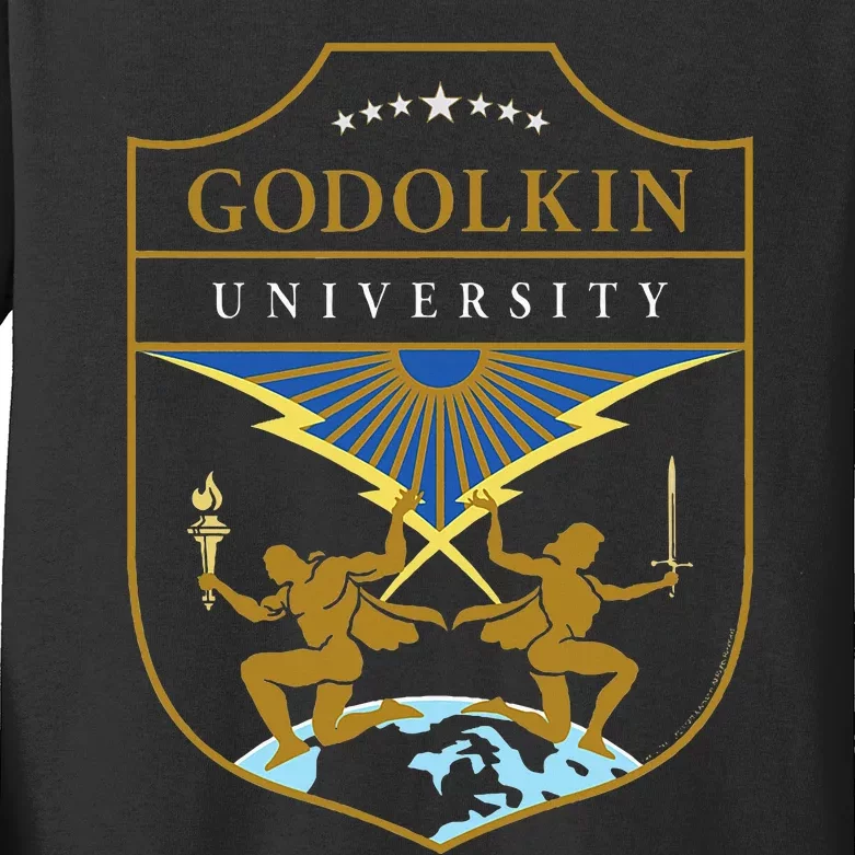 Gen V Godolkin University Crest Kids Long Sleeve Shirt