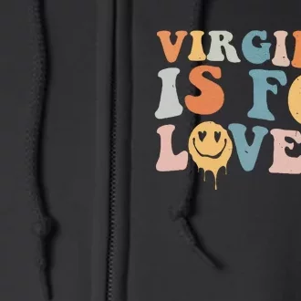 Groovy Virginia Is For The Lovers Full Zip Hoodie