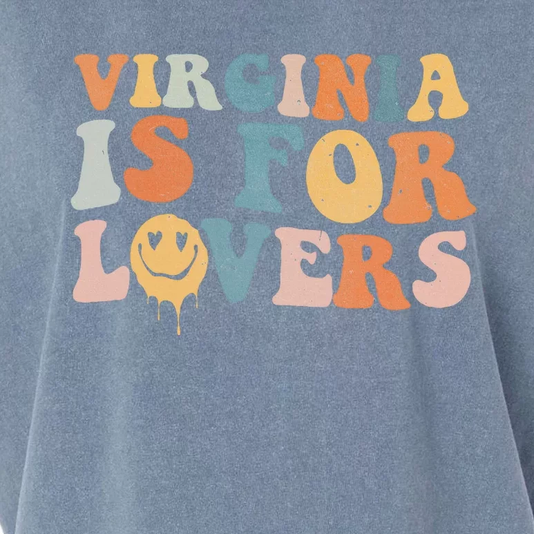 Groovy Virginia Is For The Lovers Garment-Dyed Women's Muscle Tee