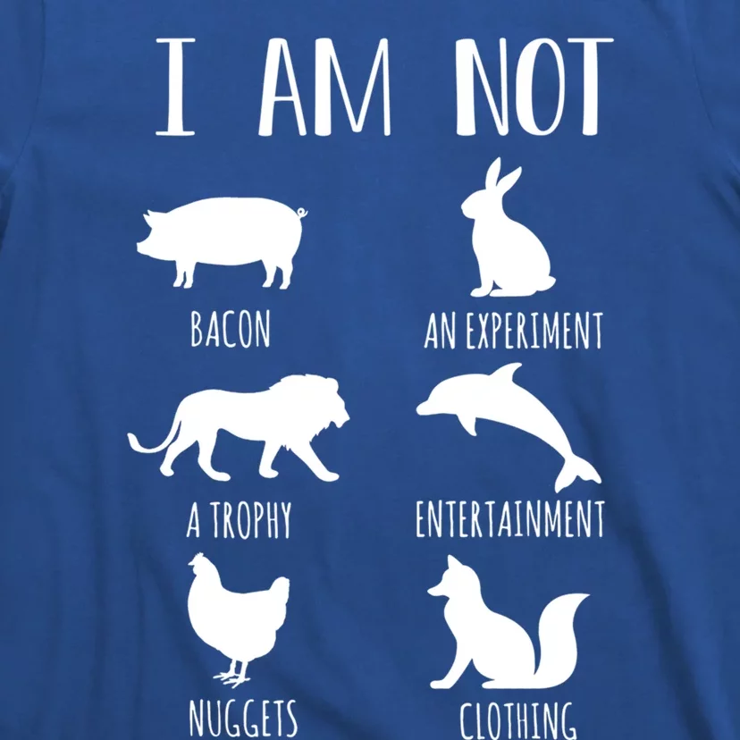 Go Vegan I Am Not Pets Animal Lovers Great Gift T-Shirt