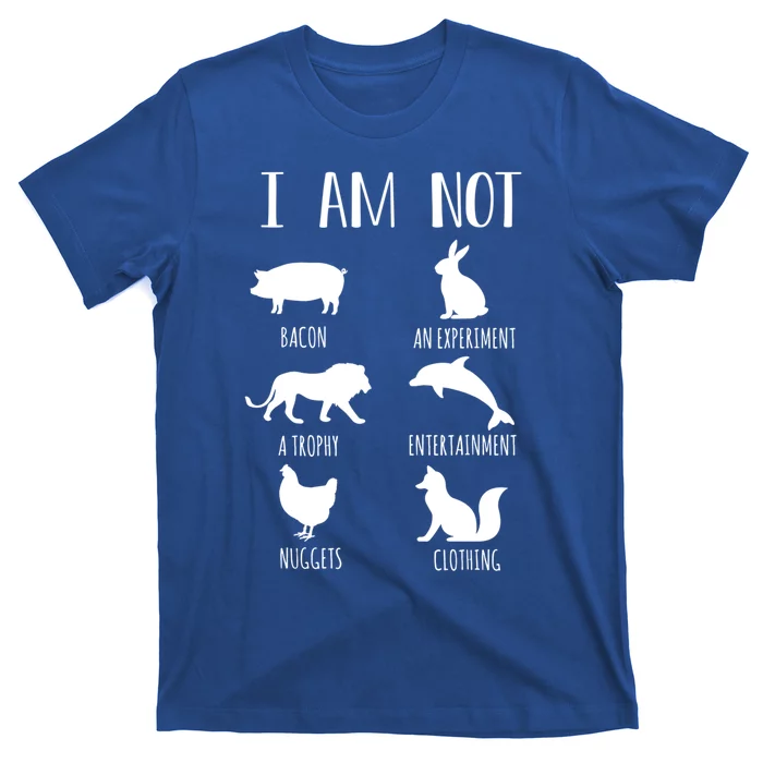 Go Vegan I Am Not Pets Animal Lovers Great Gift T-Shirt