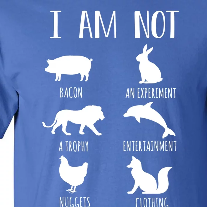 Go Vegan I Am Not Pets Animal Lovers Great Gift Tall T-Shirt