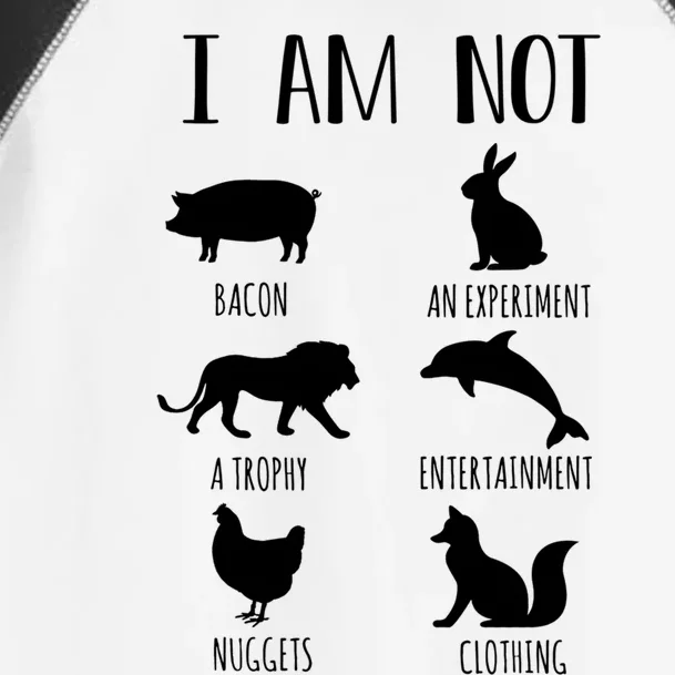 Go Vegan I Am Not Pets Animal Lovers Great Gift Toddler Fine Jersey T-Shirt