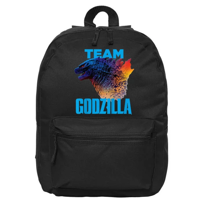 Godzilla vs Kong Offici.al Team Godzilla Neon 16 in Basic Backpack