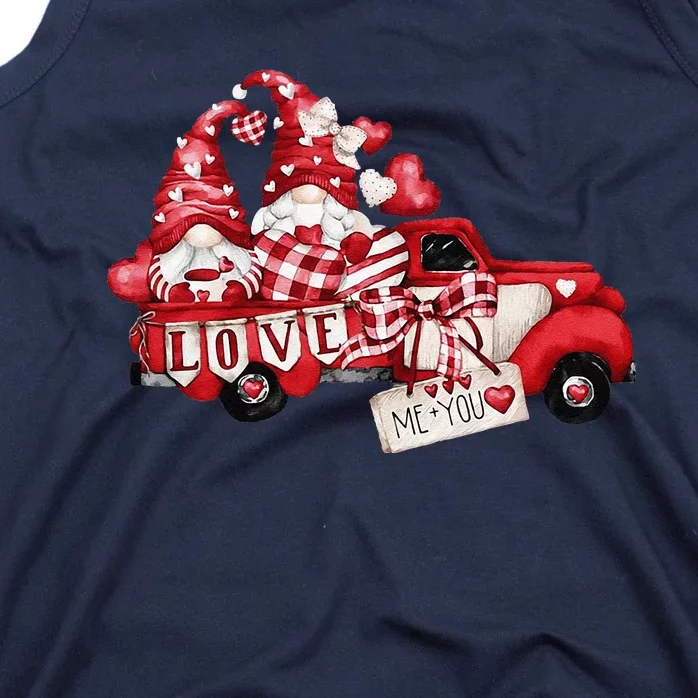 Gnomes Valentine Love Truck Happy Valentines Day Gifts Tank Top