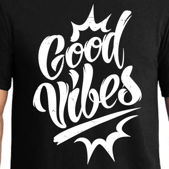 Good Vibes Motivational Quote Pajama Set