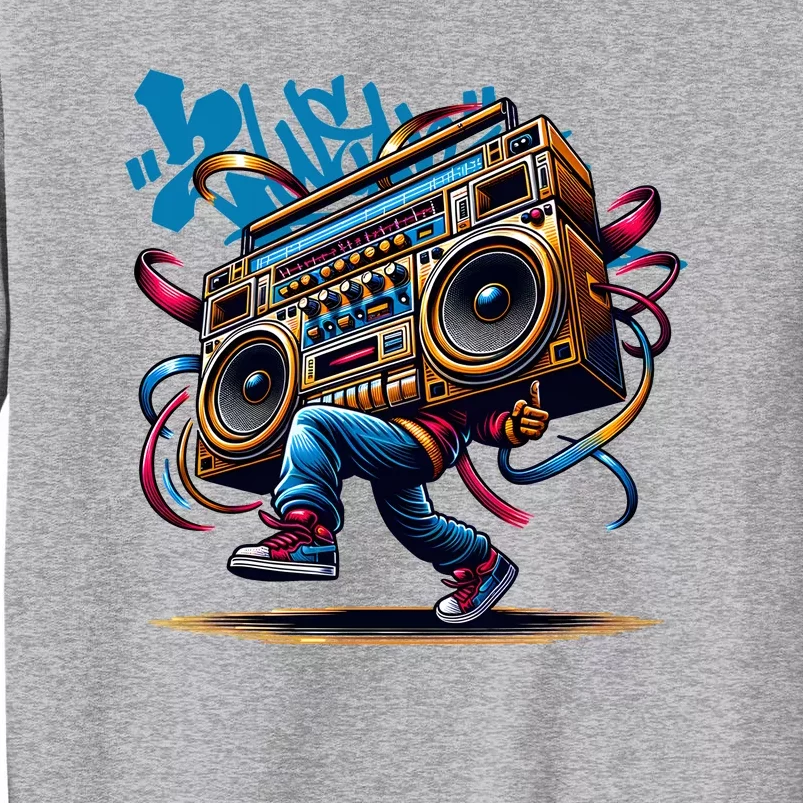 Graffiti Vibes: My GenerationS Boombox Beats Sweatshirt