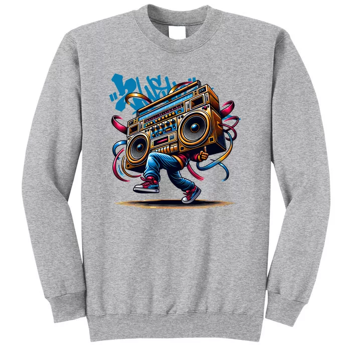 Graffiti Vibes: My GenerationS Boombox Beats Sweatshirt