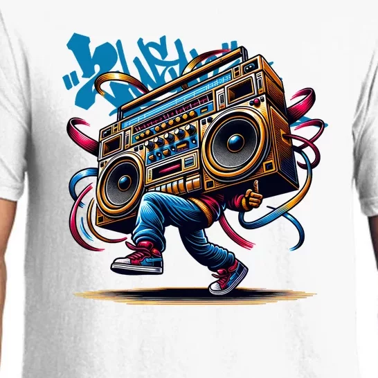 Graffiti Vibes: My GenerationS Boombox Beats Pajama Set