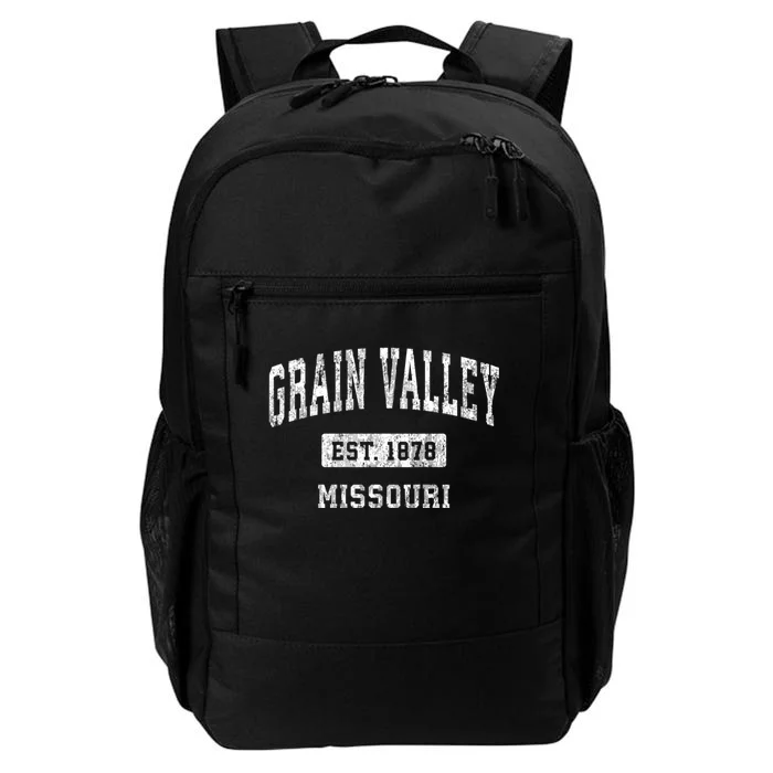 Grain Valley Missouri Mo Vintage Sports Daily Commute Backpack