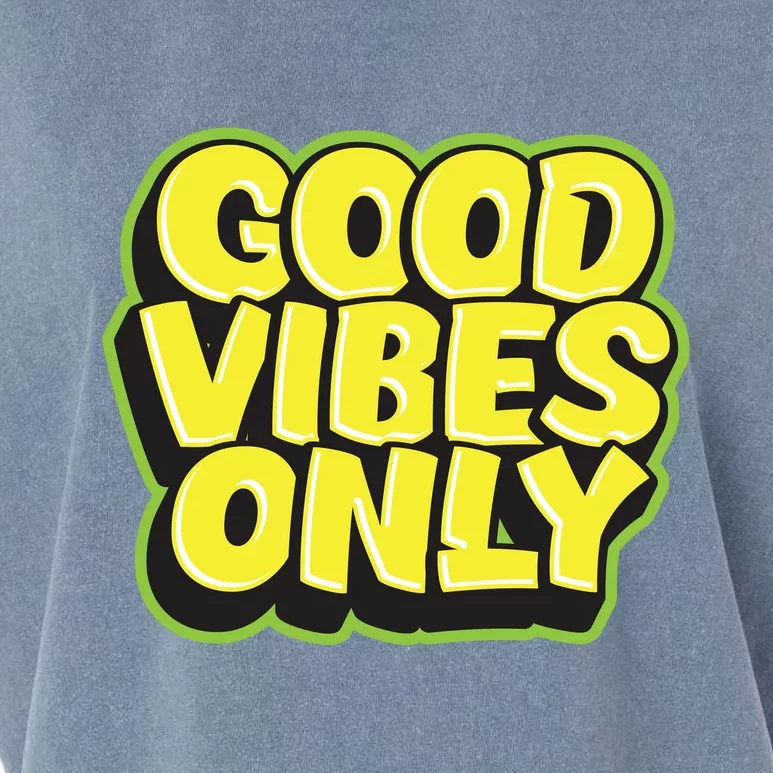 Good Vibes Only Garment-Dyed Women's Muscle Tee