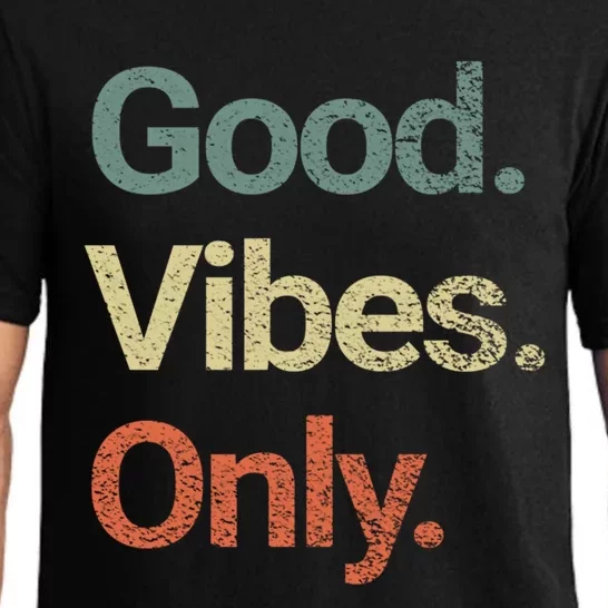 Good Vibes Only Positive Vibes Love Peace Namaste Cute Gift Pajama Set