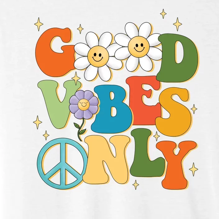 Good Vibes Only Retro Hippie ChromaSoft Performance T-Shirt