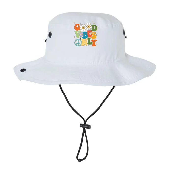 Good Vibes Only Retro Hippie Legacy Cool Fit Booney Bucket Hat