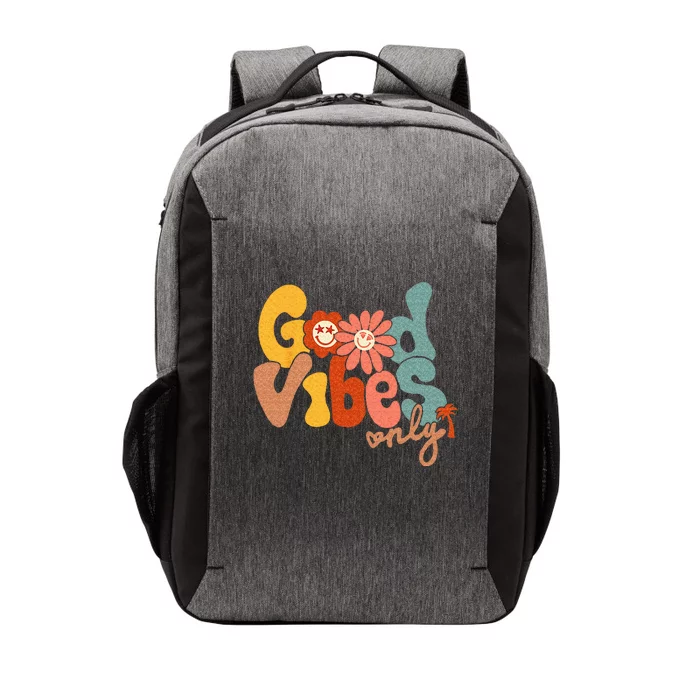 Good Vibes Only Flower Hawaii Beach Summer Vacation Family Vector Backpack