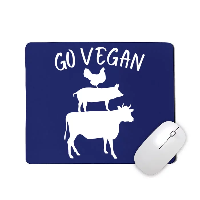 Go Vegan Or Go Home Vegetarian Go Vegan Funny Vegan Veganism Diet Mousepad