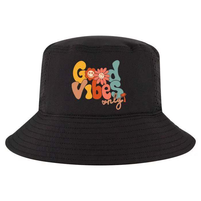 Good Vibes Only Flower Hawaii Beach Summer Vacation Family Cool Comfort Performance Bucket Hat