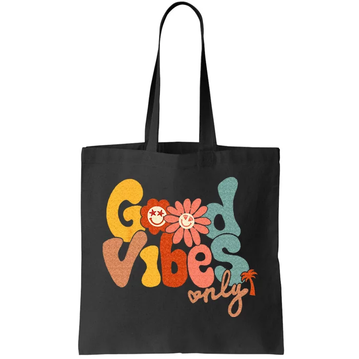 Good Vibes Only Flower Hawaii Beach Summer Vacation Family Tote Bag