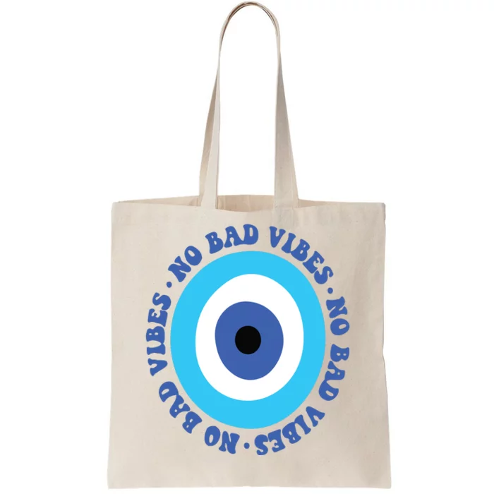 Good Vibes Only No Bad Vives Tote Bag