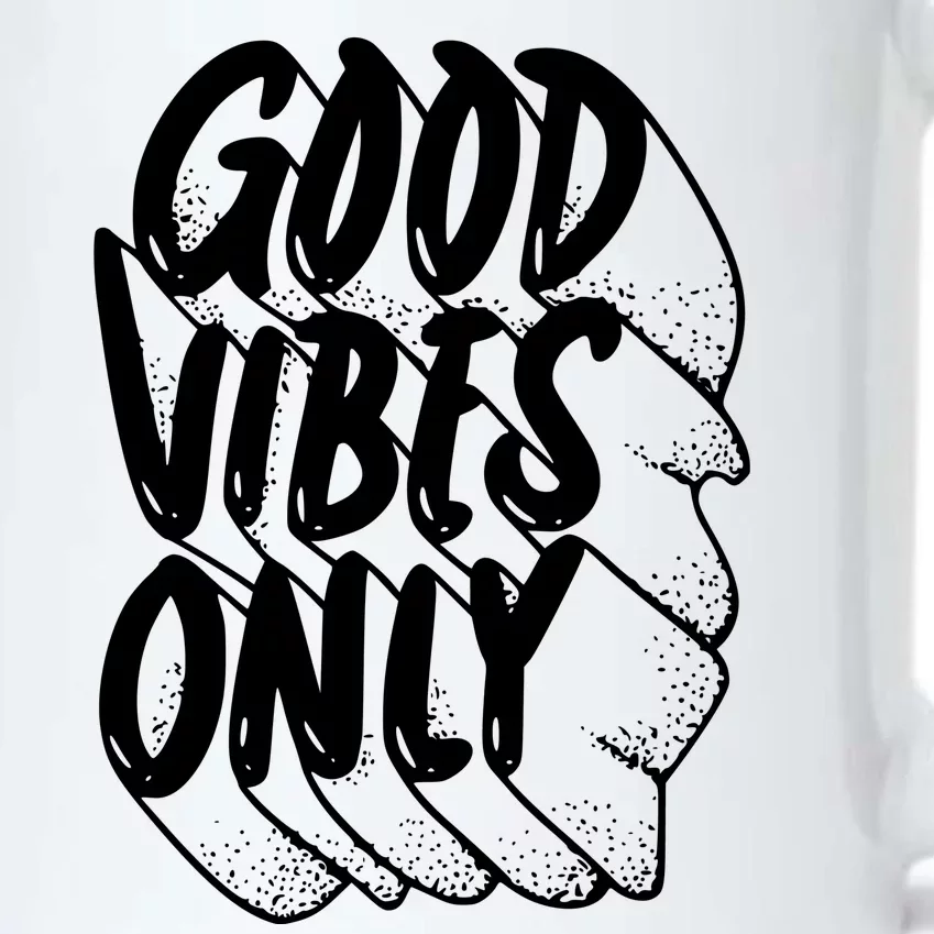 Good Vibes Only Cool Retro Black Color Changing Mug